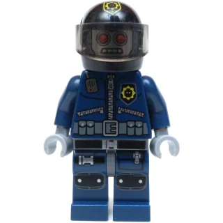 Robot Police with Helmet