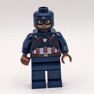 Minifigurka Captain America with Dark Blue Suit and Mask