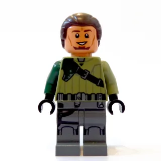 Minifigurka Kanan Jarrus, Dark Brown Hair, Dark Brown Eyebrows