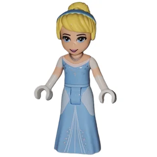 Cinderella - Bright Light Blue Dress, White Gloves