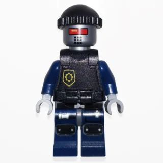 Minifigurka Robot Police, Hat, Armor