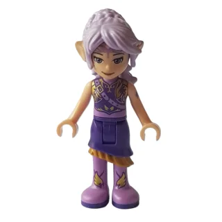 Aira Windwhistler in Dark Purple and Gold Outfit
