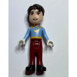 Prince Charming - Light Blue Shirt, Dark Red Trousers