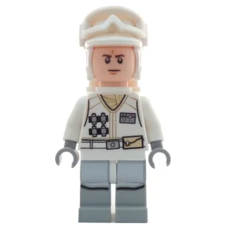 Rebel Trooper in Hoth Uniform, White Hat, White Jacket