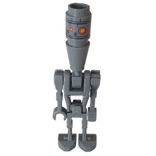 Minifigurka IG-88, Printed Head, Tile with Clip and 1x1 Round Plate on Back
