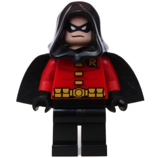 Robin with Black Hood and Cape