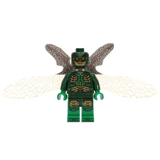 Minifigurka Parademon in Dark Green Outfit with Open Wings