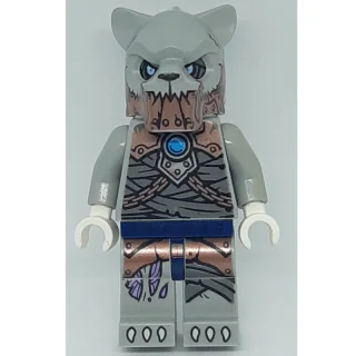 Saber-Tooth Tiger Warrior with Copper Plates on Jaw