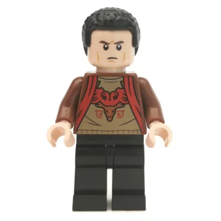 Viktor Krum, Reddish Brown Jacket Over Shirt with Durmstrang Crest