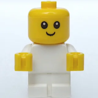 Baby, White Body - Head with No Neck