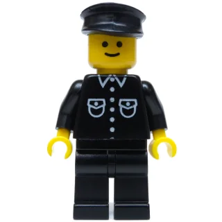Black Torso Shirt, Black Legs, Black Hat