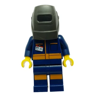 Technician - Dark Blue Torso, Dark Blue Legs, Welding Mask