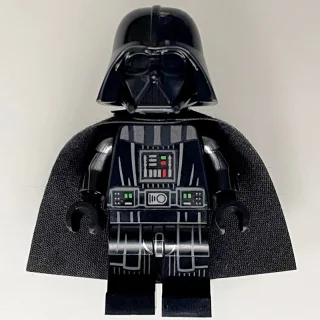 Darth Vader, White Skin, 50231 Cape, Robe Hem and Stripes on Legs, Printed Arms