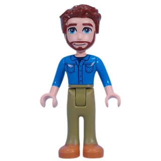 Minifigurka Jonathan - Reddish Brown Hair
