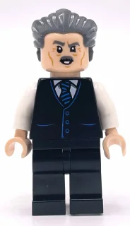 J. Jonah Jameson, Black Suit, Dark Bluish Gray Hair