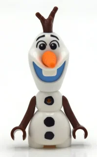 Olaf, Micro-Doll Arms, Stick Hair, Medium Blue Mouth