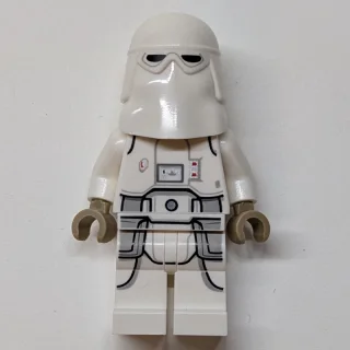Snowtrooper, White Hips, Light Nougat Head, Grin
