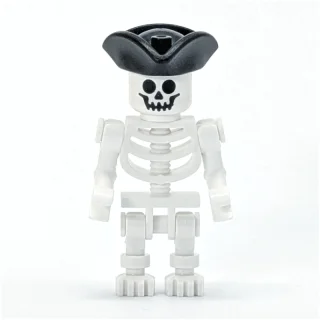Skeleton, Standard Face, Bicorne Hat (78132 Torso)