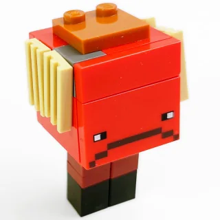Strider, Black Jumper Plates, Red 1x3 Plate