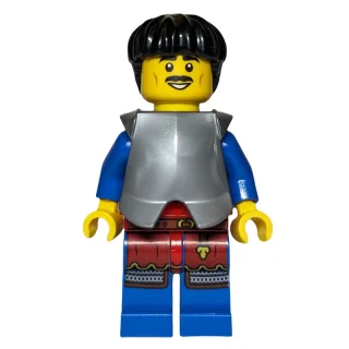 Knight, Chestplate, Black Hair