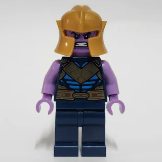 Thanos, Dark Blue and Gold Outfit, Gold Helmet