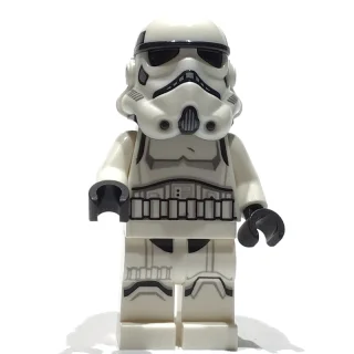 Stormtrooper, Black Squares on Back of Helmet, Female, Nougat Head