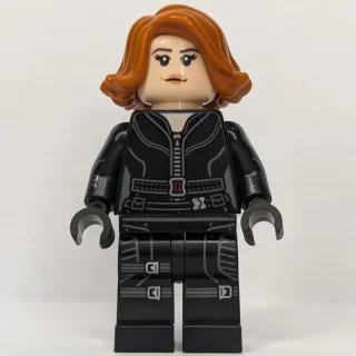 Black Widow, Black Jumpsuit, Printed Legs (20877 Hair)