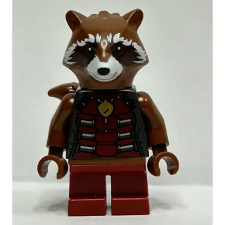 Minifigurka Rocket Raccoon, Reddish Brown Arms