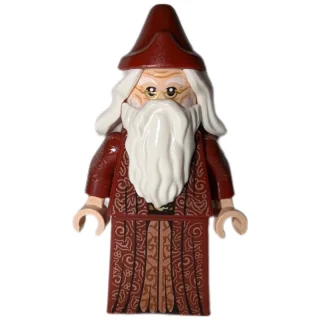 Albus Dumbledore, Dark Red Robe with Skirt, Plain Hat