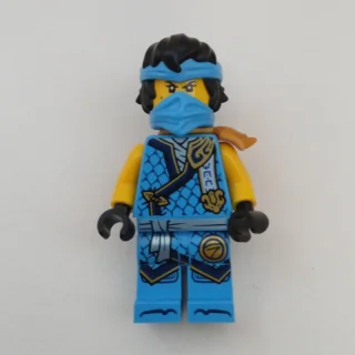 Nya, Dark Azure Robes, Shoulder Guard
