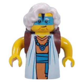Mrs. Castillo, Light Aqua Dress