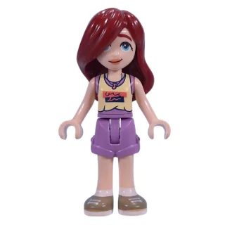 Minifigurka Paisley - Bright Light Yellow Top, Medium Lavender Skirt