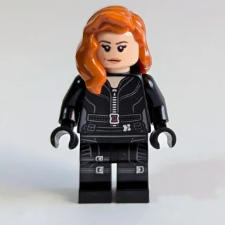 Black Widow, Black Jumpsuit, Printed Legs (85974 Hair)