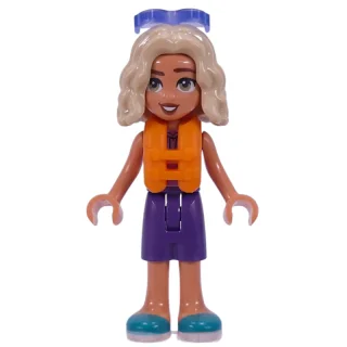 Nova - Lavender Top, Dark Purple Shorts, Life Vest, Sunglasses