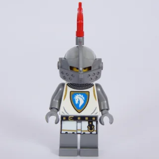 Knight, Female, White Tunic, Helmet with Red Plume