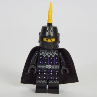 Black Knight, Black Cape, Helmet with Yellow Plume