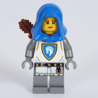 Archer, White Tunic, Blue Hood, Quiver