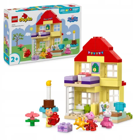 Duplo Świnka i Domek Urodzinowy i Ebook 4w1