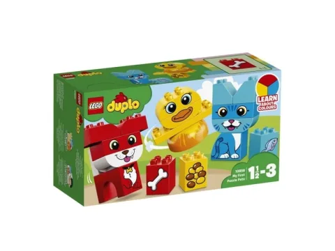 Duplo Moje pierwsze zwierzątka Kot Pies Ptak Rybka