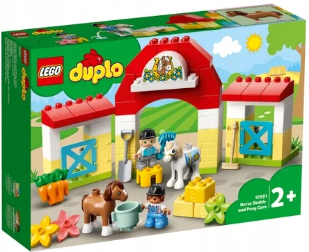 Duplo Stadnina i Kucyki Marchewka Koń Konie Stajnia