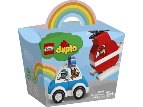 DUPLO Helikopter strażacki i radiowóz