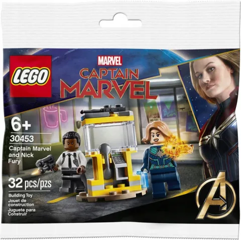 Captain Marvel and Nick Fury