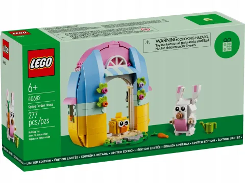 Wiosenny domek zajączek Wielkanocny