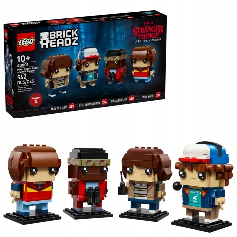 Mike, Dustin, Lucas and Will Figures