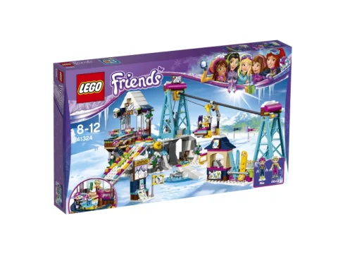 Wyciąg narciarski w zimowym kurorcie