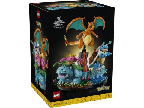 Venusaur, Charizard and Blastoise