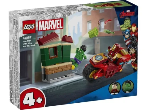 Iron Man with Bike and The Hulk