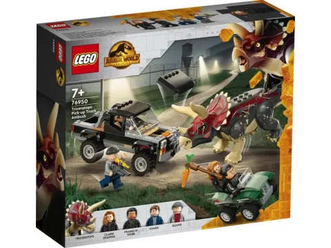 Triceratops Pickup Truck Ambush